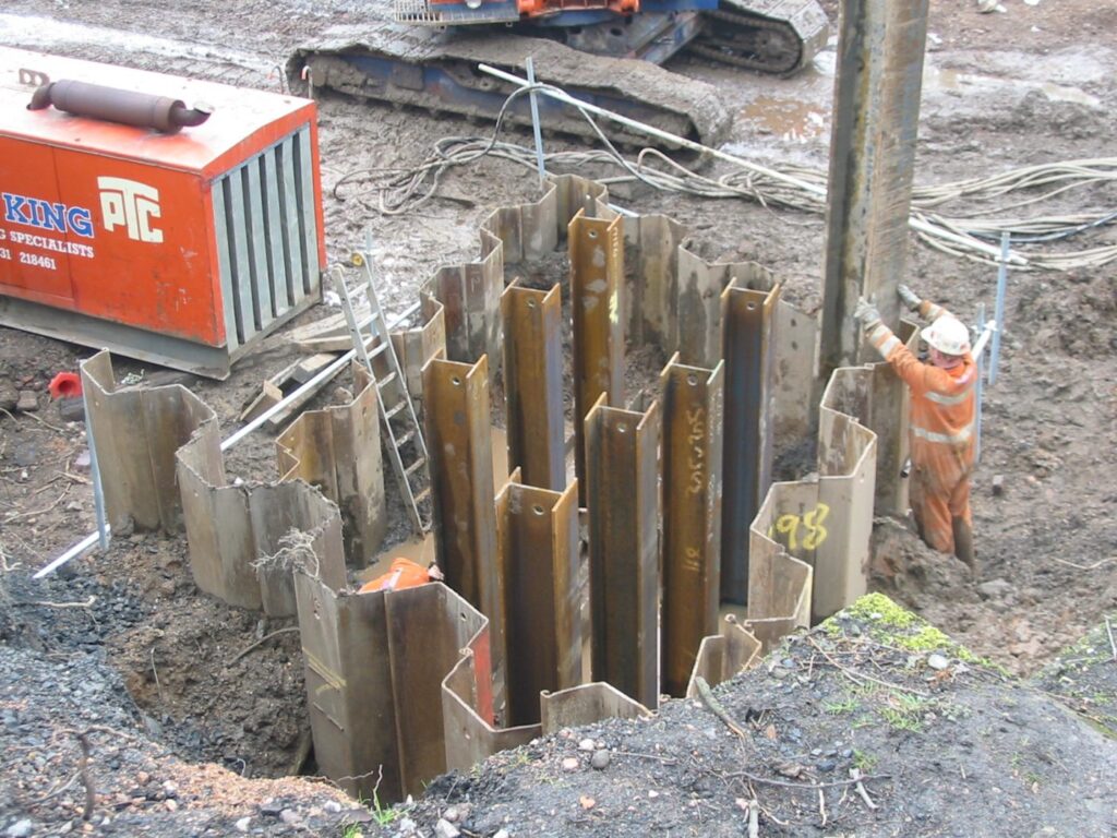 Pressed Steel Pilings in Liberty Hill, TX